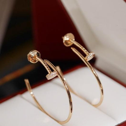 [Super CiCi ]JUSTE EARRINGS DIAMONDS 1.8MM