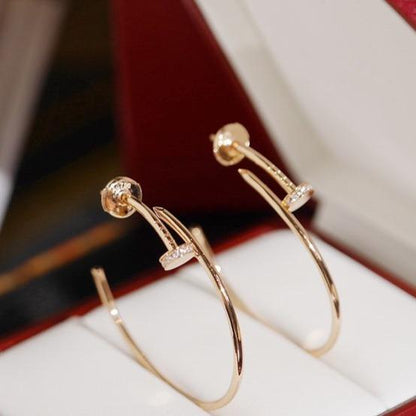 [Super CiCi ]JUSTE EARRINGS DIAMONDS 1.8MM