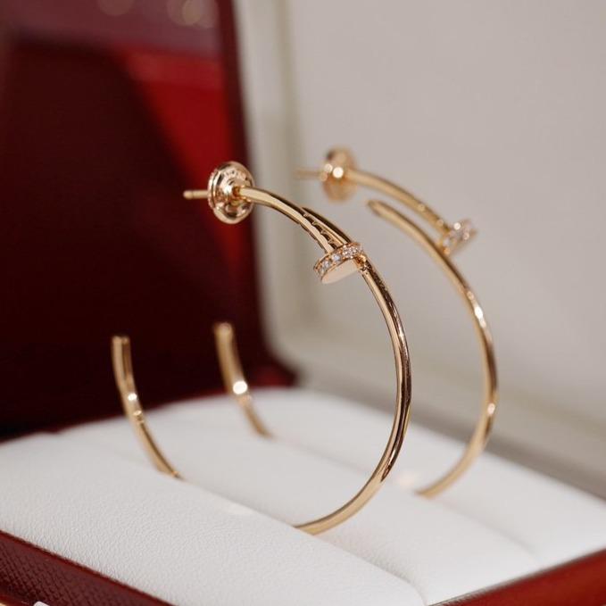 [Super CiCi ]JUSTE EARRINGS DIAMONDS 1.8MM