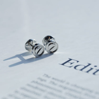 [Super CiCi ]LOVE EARRINGS SILVER 10MM