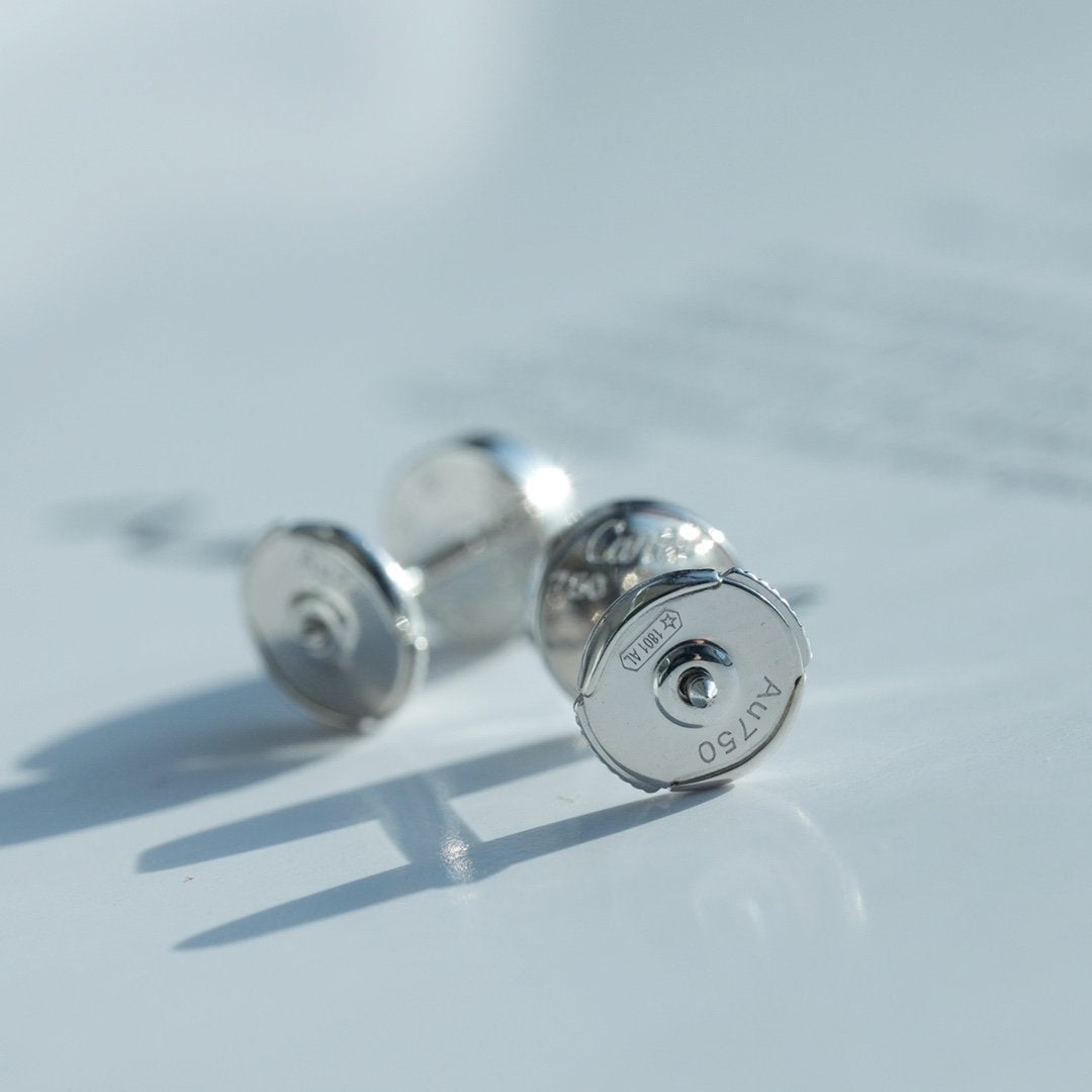 [Super CiCi ]LOVE EARRINGS SILVER 10MM