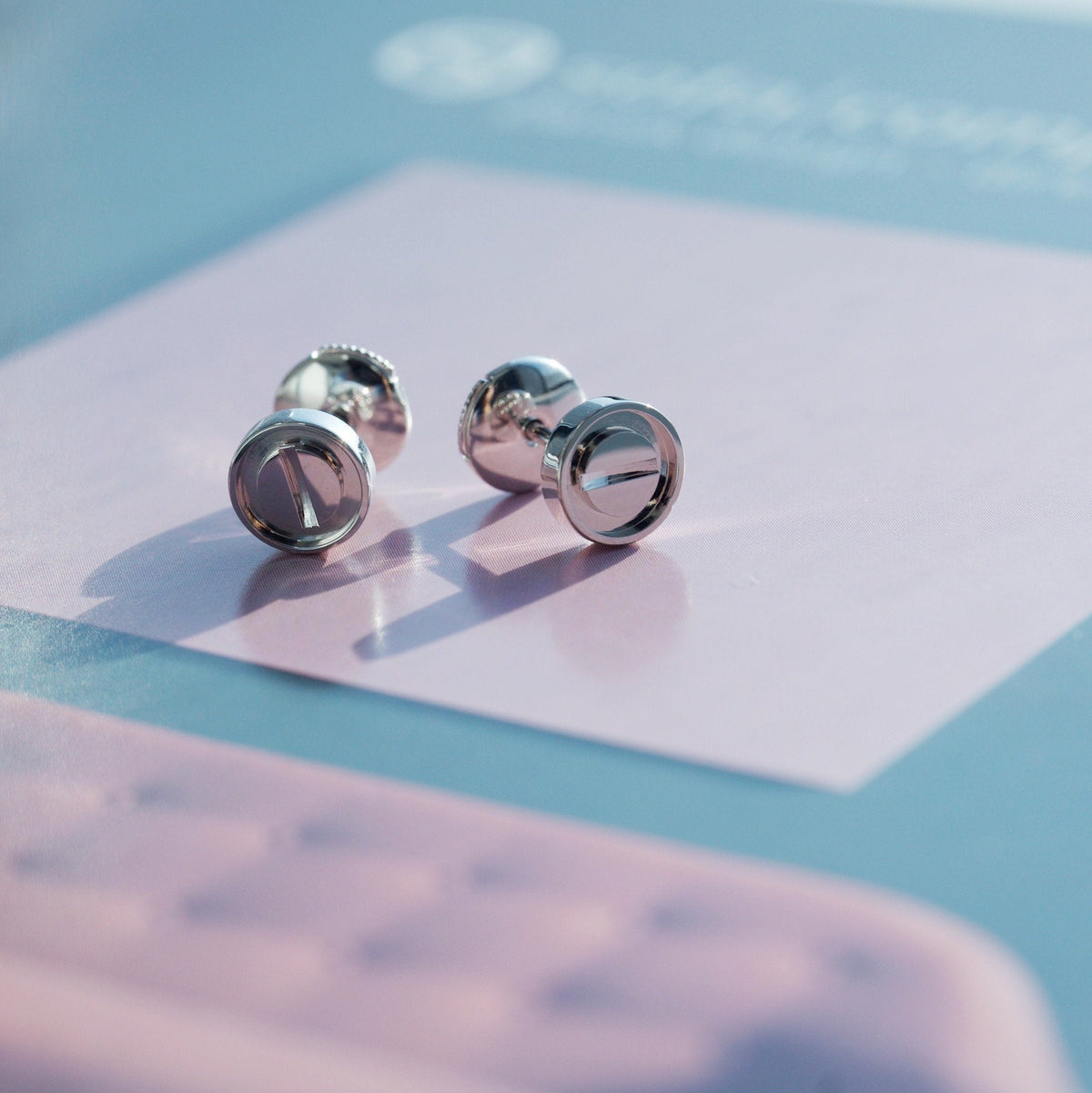 [Super CiCi ]LOVE EARRINGS SILVER 10MM