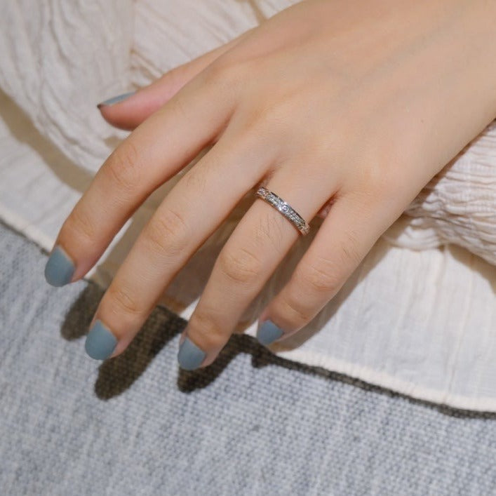 [Super CiCi ]LOVE RING 2.65MM DIAMOND
