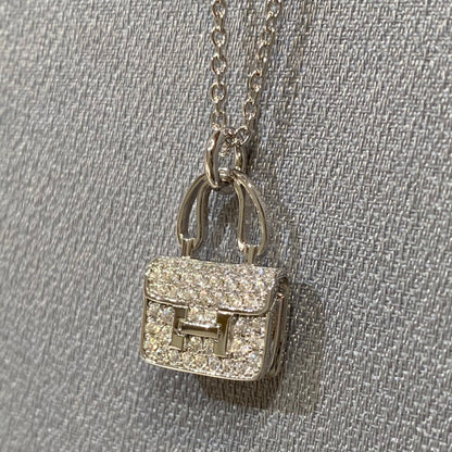 [Super CiCi ]CONSTANCE PEDANT DIAMOND NECKLACE