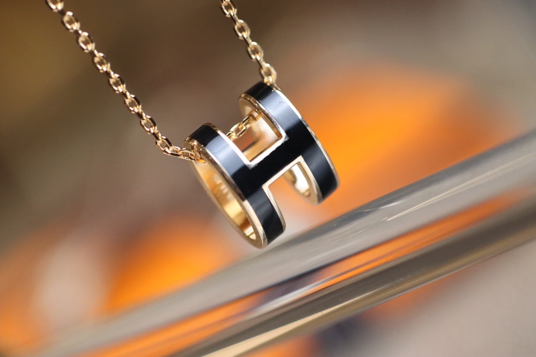 [Super CiCi ]POP H PEDANT PINK GOLD