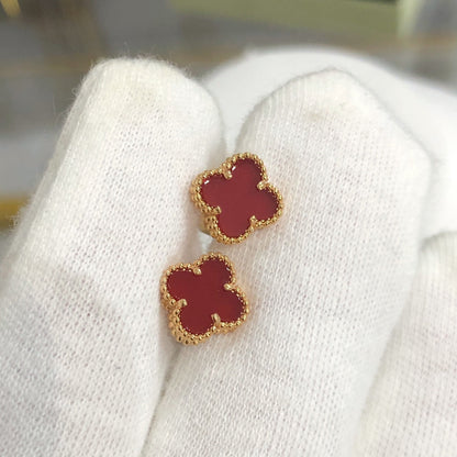 [Super CiCi ]CLOVER MINI GOLD EARRINGS