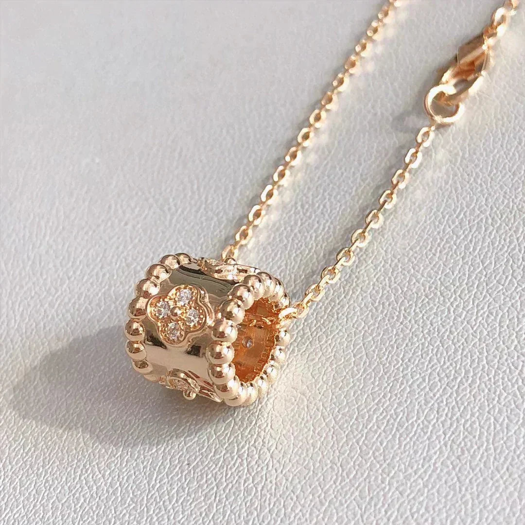 [Super CiCi ]PERLEE PEDANT NECKLACE GOLD / ROSE GOLD