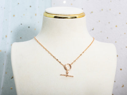 [Super CiCi ]ECHAPPEE NECKLACE PINK GOLD