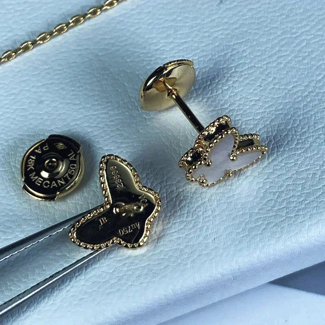 [Super CiCi ]SWEET BUTTERFLY MOP EARSTUDS