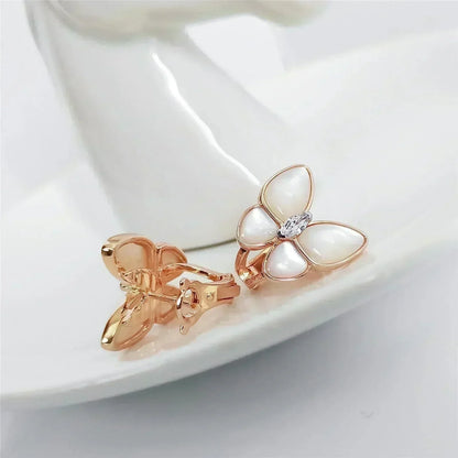 [Super CiCi ]BUTTERFLY MOP DIAMOND EARRINGS