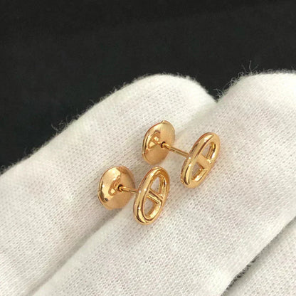 [Super CiCi ]CHAINE SMALL EARRINGS GOLD AND SILVER