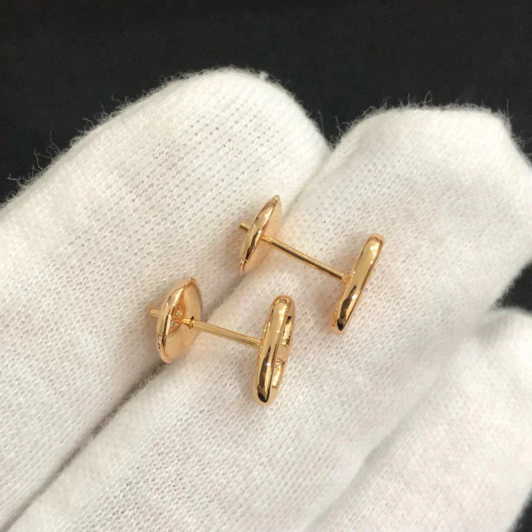 [Super CiCi ]CHAINE SMALL EARRINGS GOLD AND SILVER