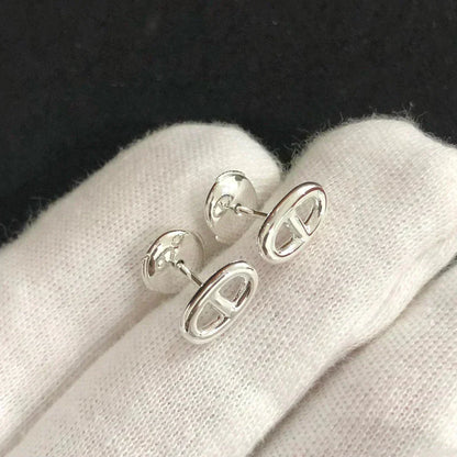 [Super CiCi ]CHAINE SMALL EARRINGS GOLD AND SILVER