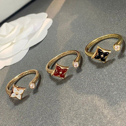 [Super CiCi ]STAR 1 DIAMOND OPEN RING