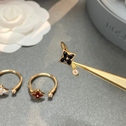 [Super CiCi ]STAR 1 DIAMOND OPEN RING