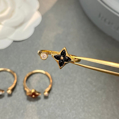 [Super CiCi ]STAR 1 DIAMOND OPEN RING
