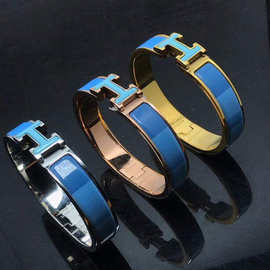 [Super CiCi ]H BRACELET BLUE RAINBOW CERAMIC