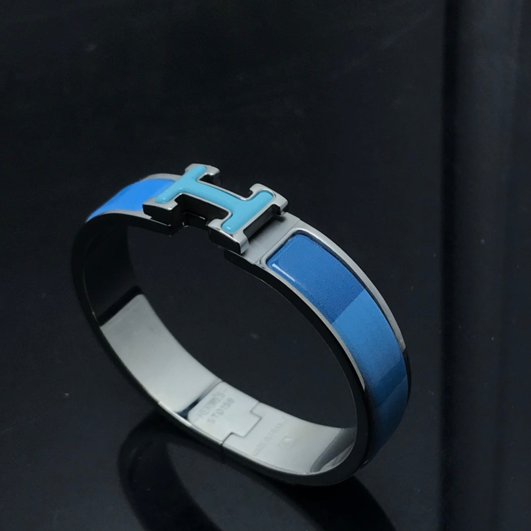 [Super CiCi ]H BRACELET BLUE RAINBOW CERAMIC