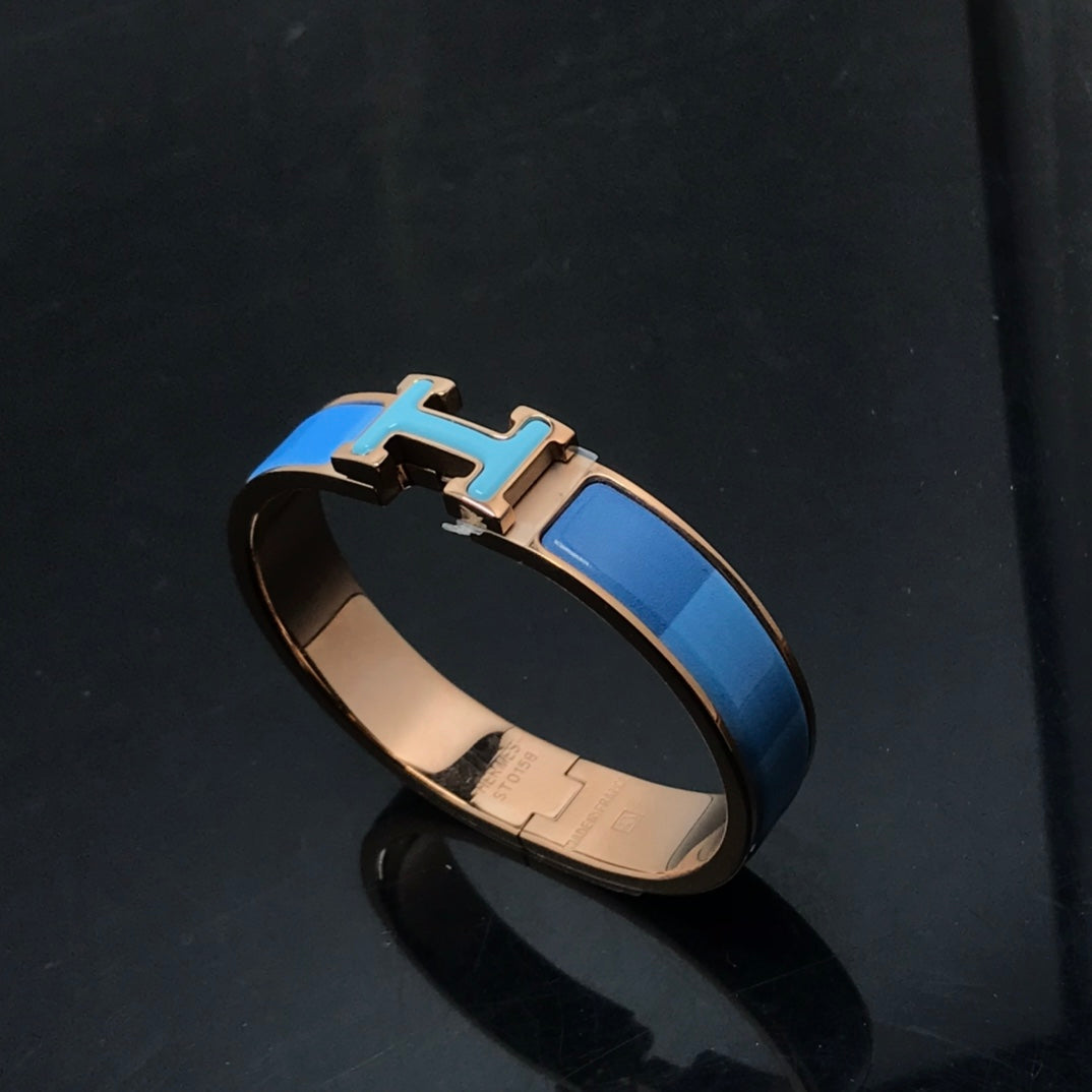 [Super CiCi ]H BRACELET BLUE RAINBOW CERAMIC