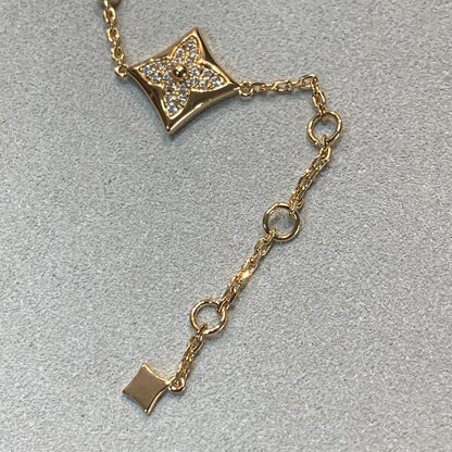 [Super CiCi ]STAR AND SUN 4 MOTIFS GOLD DIAMONDS BRACELET