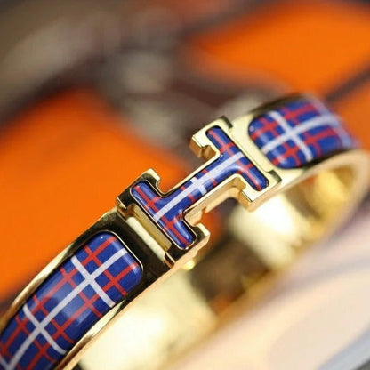 [Super CiCi ]H TARTAN BRACELET 12MM