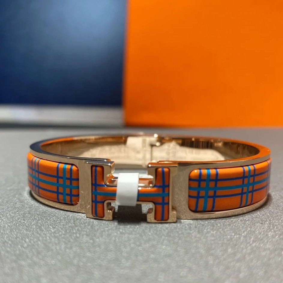 [Super CiCi ]H TARTAN BRACELET 12MM