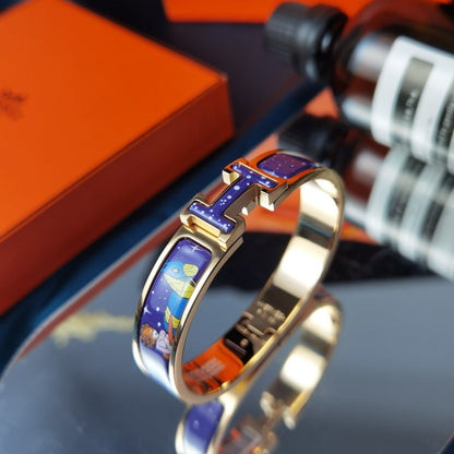 [Super CiCi ]H STAR AND MOON BRACELET 12MM