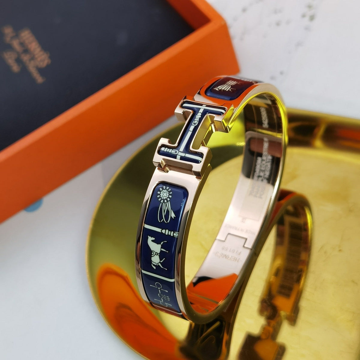 [Super CiCi ]H COUVERTURES DARK BLUE BRACELET