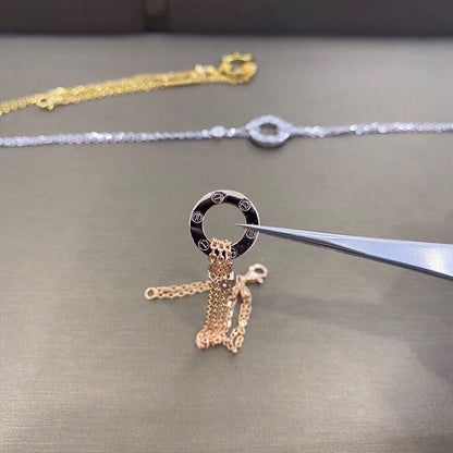 [Super CiCi ]LOVE BRACELET 2 DIAMOND