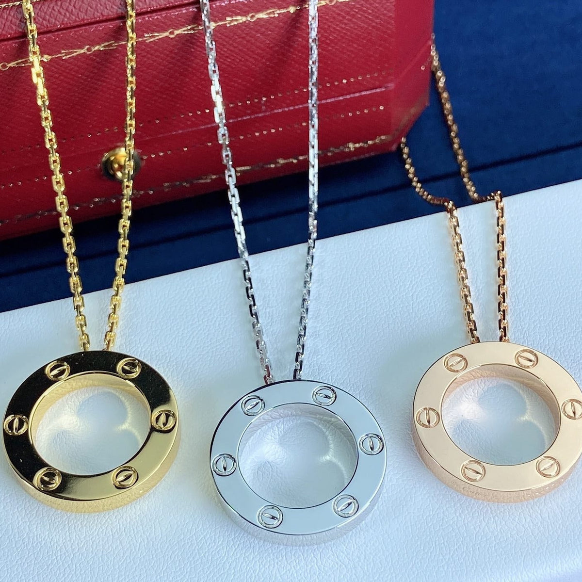 [Super CiCi ]LOVE NECKLACE 16MM