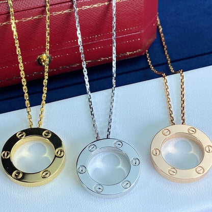 [Super CiCi ]LOVE NECKLACE 16MM