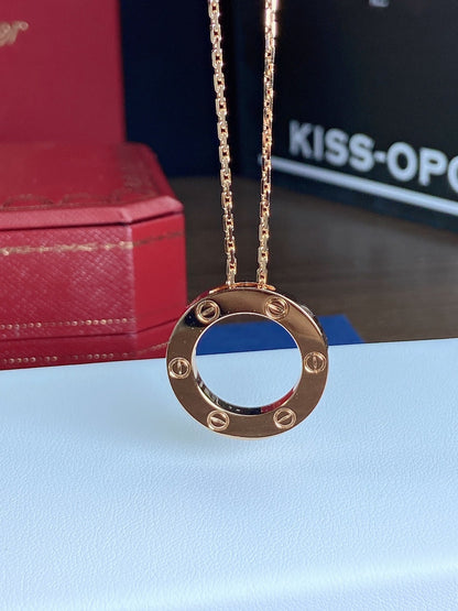[Super CiCi ]LOVE NECKLACE 16MM