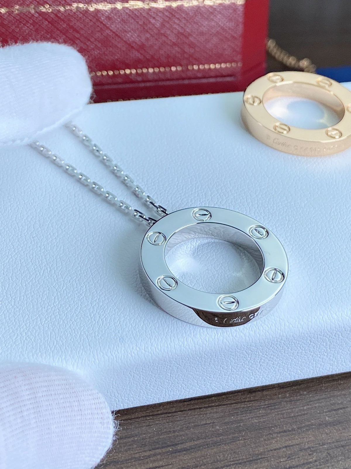 [Super CiCi ]LOVE NECKLACE 16MM