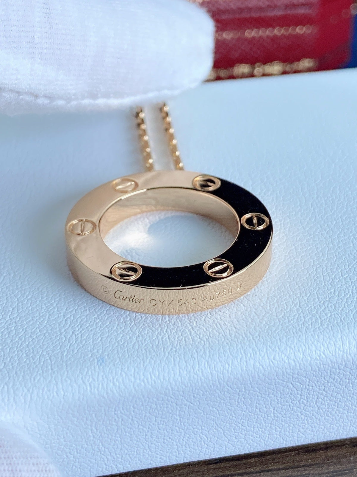 [Super CiCi ]LOVE NECKLACE 16MM