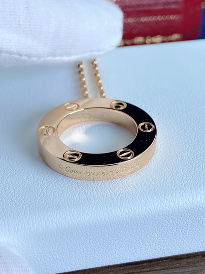 [Super CiCi ]LOVE NECKLACE 16MM