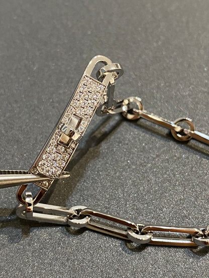 [Super CiCi ]CHAINE BRACELET SMALL MODEL DIAMOND