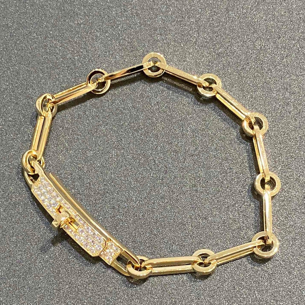 [Super CiCi ]CHAINE BRACELET SMALL MODEL DIAMOND