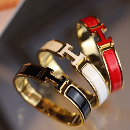 [Super CiCi ]H BRACELET 12MM GOLD