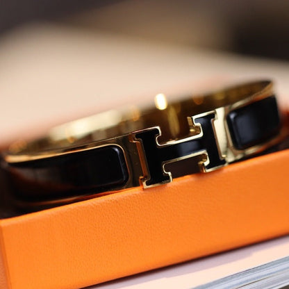 [Super CiCi ]H BRACELET 12MM GOLD