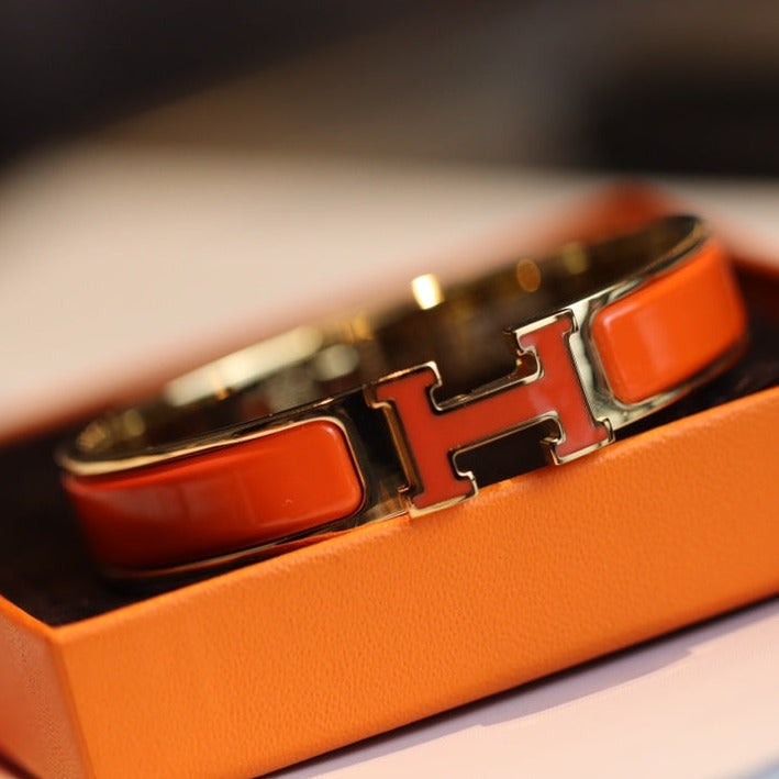[Super CiCi ]H BRACELET 12MM GOLD