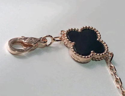 [Super CiCi ]CLOVER 5 MOTIFS MULTICOLOR BRACELET