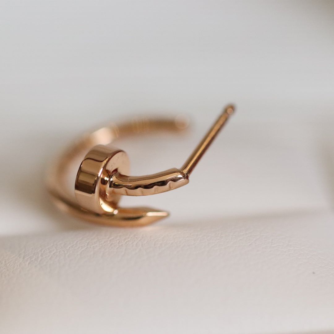 [Super CiCi ]JUSTE EARRINGS PINK GOLD