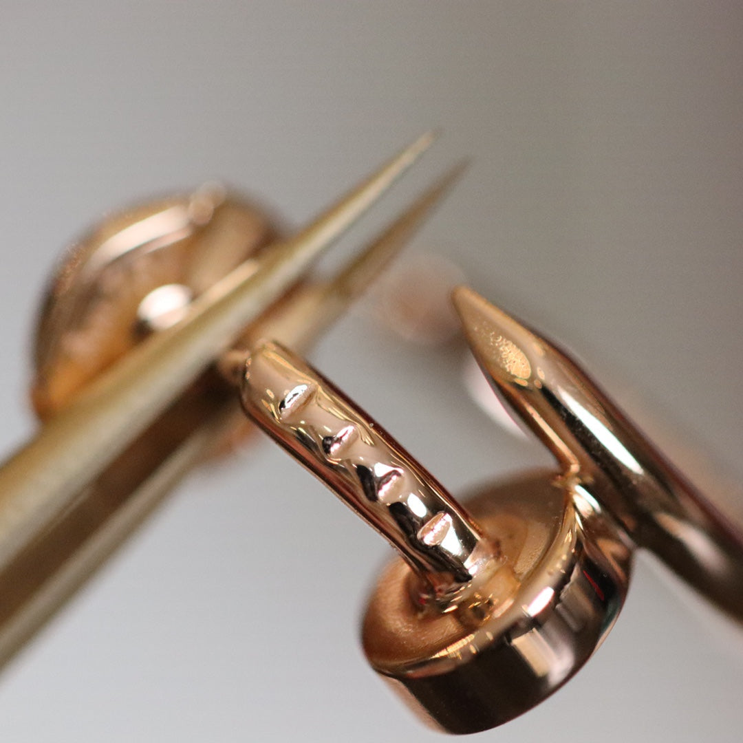 [Super CiCi ]JUSTE EARRINGS PINK GOLD