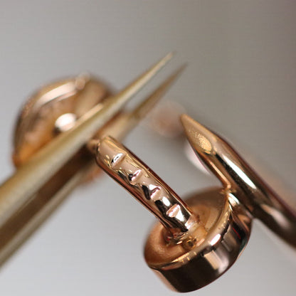 [Super CiCi ]JUSTE EARRINGS PINK GOLD