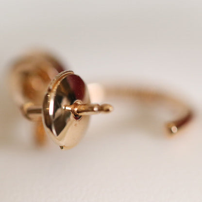 [Super CiCi ]JUSTE EARRINGS PINK GOLD