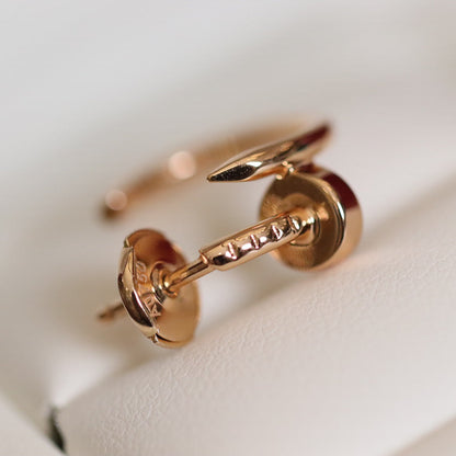 [Super CiCi ]JUSTE EARRINGS PINK GOLD