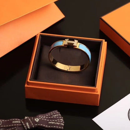 [Super CiCi ]H CLOUD BLUE BRACELET GOLD DIAMOND