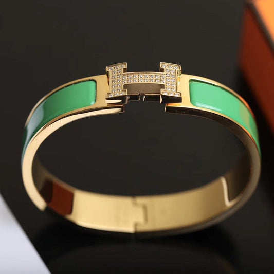 [Super CiCi ]H BRACELET GOLD DIAMOND