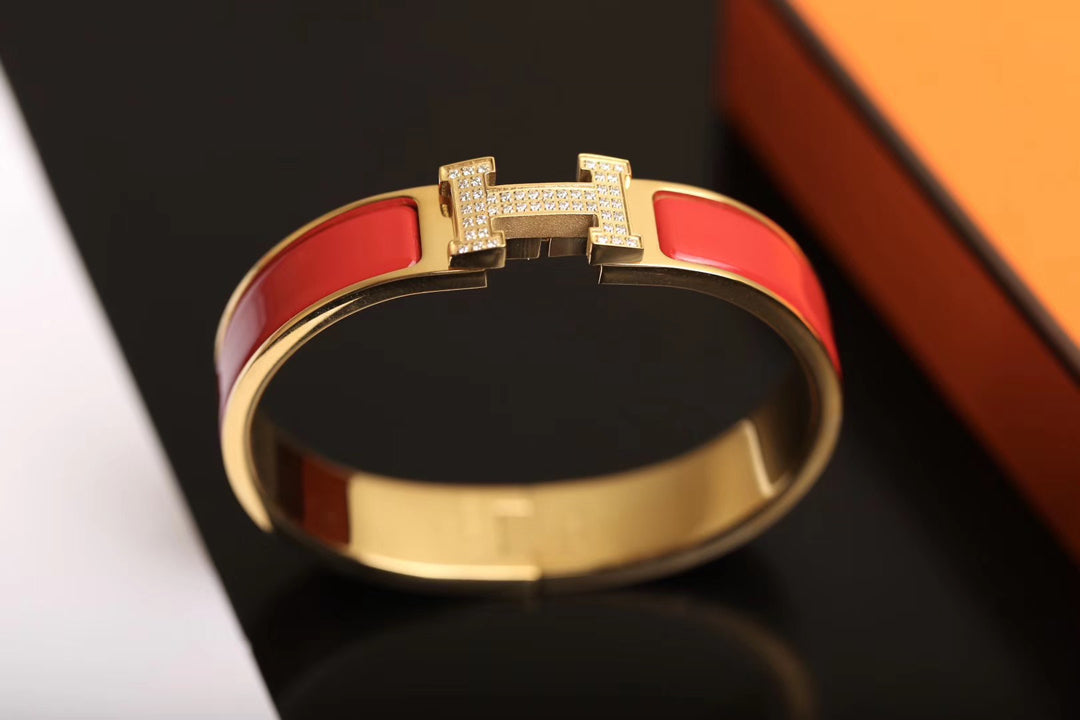 [Super CiCi ]H BRACELET GOLD DIAMOND