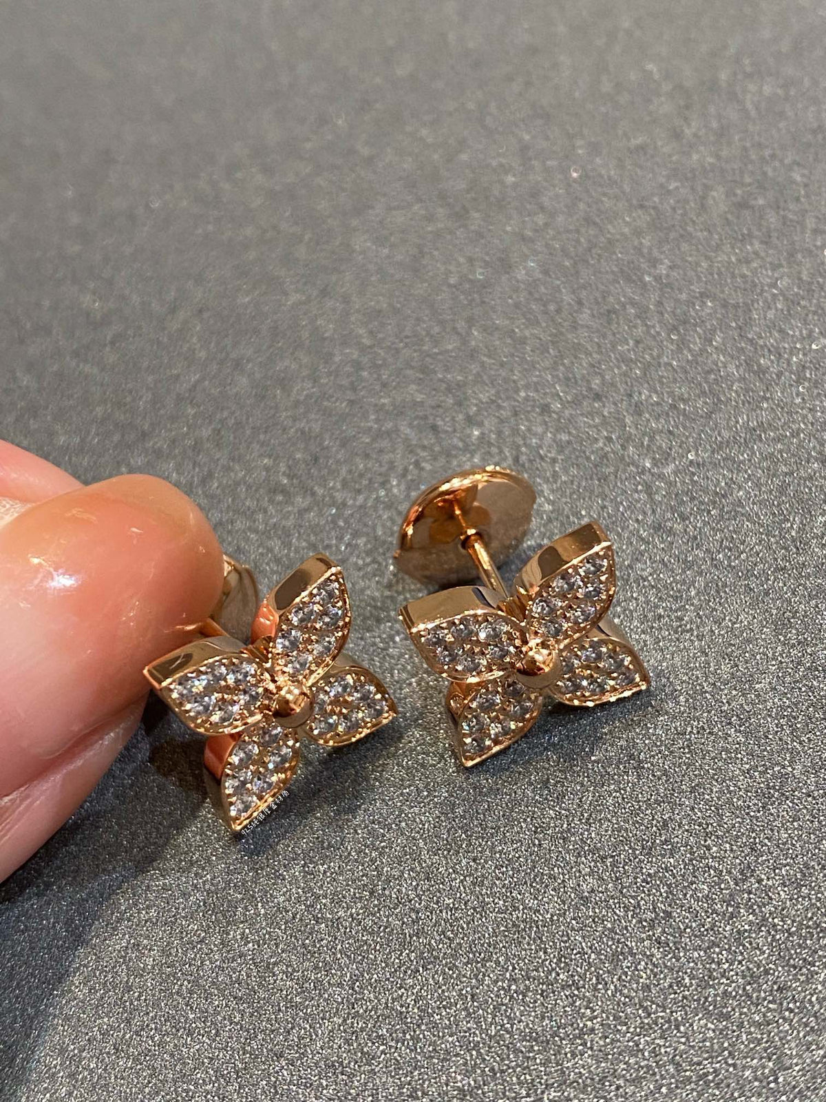 [Super CiCi ]STAR DIAMOND EARRINGS